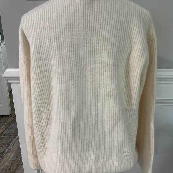 Mongolian Cashmere Oversized Boyfriend Cardigan Sweater Size Small - Picture 8 of 15